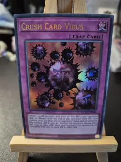 Yu Gi Oh - LCKC-EN046 Crush Card Virus - Version 2 - Ultra Rare - Image 1
