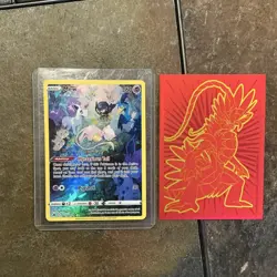 Nintendo Pokemon Mew Holo Card GG09 & Red Card Lot 2022 English - Image 1