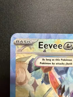 Pokemon Eevee EX TCG Special Illustration Rare Prismatic Evolutions Card 167/131 - Image 2