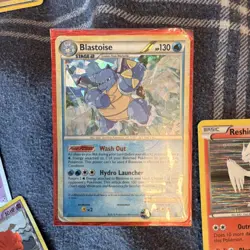 Pokemon TCG Nintendo Card Lot 30 Cards Reshiram Blastoise Torterra Holo Eng - Image 3