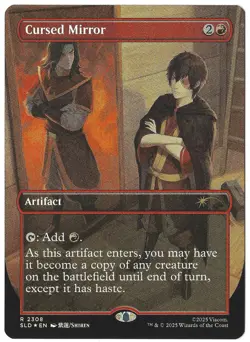 Cursed Mirror (Rainbow Foil) (2308) Secret Lair Drop SLD Avatar MTG Foil - Image 1