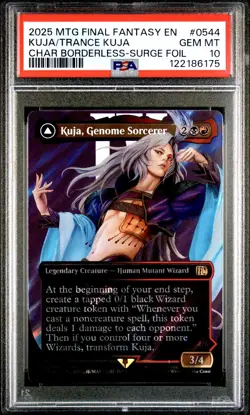 2025 MTG Final Fantasy KUJA, GENOME SORCERER * Character Surge Foil #0544 PSA 10 - Image 1