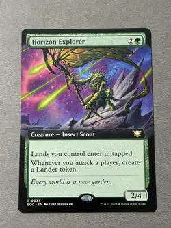 Horizon Explorer Extended Art Magic The Gathering EOE Commander NM - Image 1