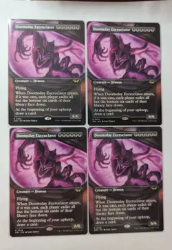 4x Doomsday Excruciator #346 Duskmourn House of Horror Borderless NM X4 - Image 1