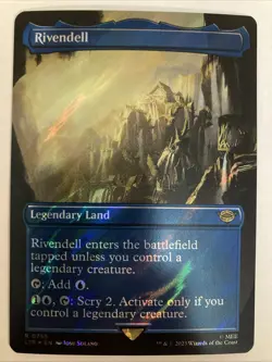 Rivendell Borderless Surge FOIL 0755 | LTR The Lord of the Rings | MTG - Image 1