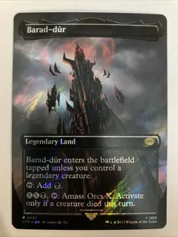 Barad-dur (0751) (Borderless) (Surge Foil) Universes Beyond: the Lord of the... - Image 1