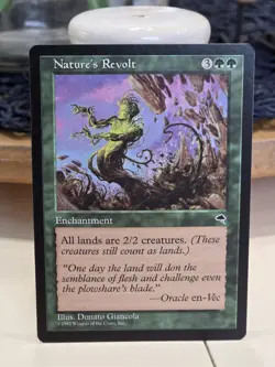 Magic Mtg Tempest Nature's Revolt Nrmt - Image 1