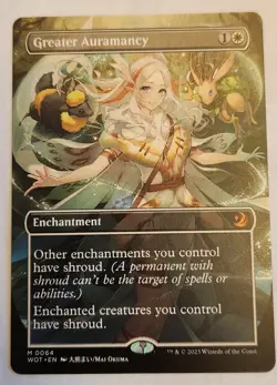 Greater Auramancy (Anime Borderless) Wilds of Eldraine: Enchanting Tales Regular - Image 1