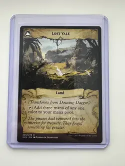Dowsing Dagger/Lost Vale NON-FOIL Ixalan #235 NM -MTG ENG - Image 2
