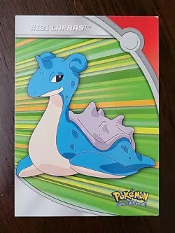 MP! 2000 Topps Pokemon Series 3 HV13 #131 Lapras Blue Logo TV Animation Edition - Image 1