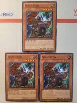 3X Scrap Kong EXVC-EN032 - Yugioh Playset 1st Edition NM - Image 1