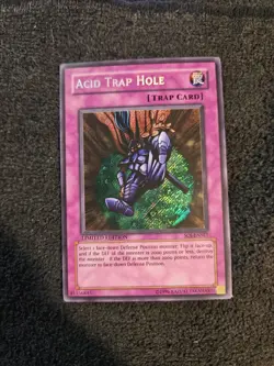 YuGiOh! Acid Trap Hole SOI-ENSE1 Limited Edition Secret Rare - Image 1