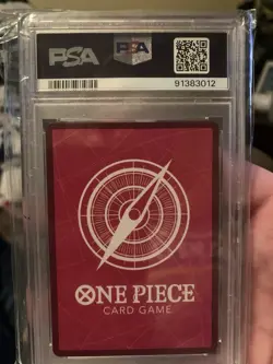 One Piece Japanese TCG Rob Lucci OP07-079 Alternate Art Leader Card PSA 10 - Image 2