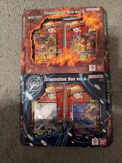 One Piece Illustration Box Vol 5 + Vol 6 Lot Set Of 2 Sealed QTY PRB-02 OP-13 D - Image 1