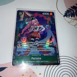 One Piece OP14-033 Perona SR Alt Art OP14 The Azure Sea's Seven English NM - Image 1