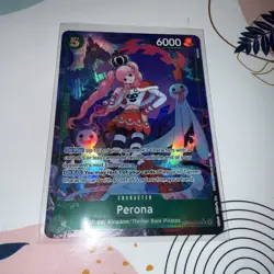 One Piece OP14-033 Perona SR Alt Art OP14 The Azure Sea's Seven English NM - Image 2