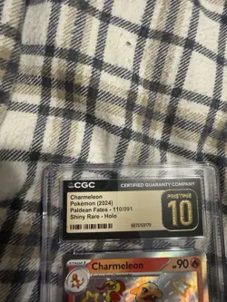CGC Pristine 10 Charmeleon Shiny Rare Holo Pokemon Card - Image 2