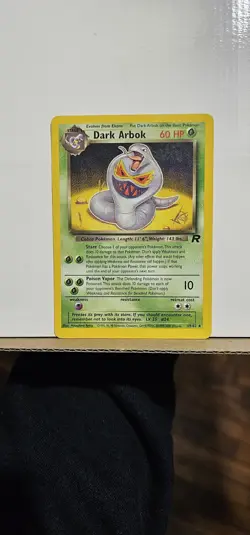 Dark Arbok Card 19/82 W Stamp WOTC Promo Stamped Regular Card - Image 1