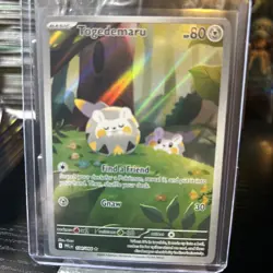 Togedemaru 104/094 Phantasmal Flames Holo Pokemon Card Rare English Full Art SIR - Image 3