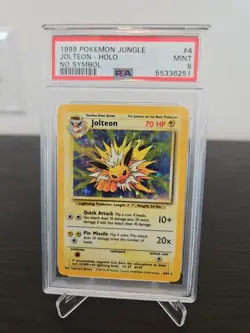 1999 Pokemon Jungle No Symbol #4 Jolteon-Holo PSA 9 Card - Image 1