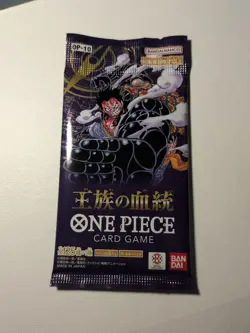 One Piece Card Game Royal Blood OP-10 Japanese Booster Pack - Image 1