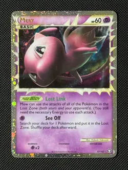 Pokemon Cards Mew 97/102 HGSS Triumphant Rare PRIME - Image 1