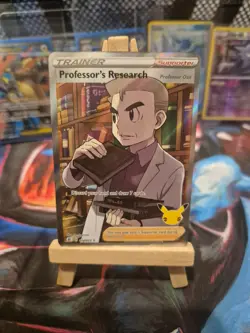 Pokemon Professors Research (Full Art) Holo Ultra Rare Celebrations 024/025 card - Image 2