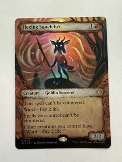 MTG Lorwyn Eclipsed Hexing Squelcher (Showcase) Foil 317 Rare - Image 1