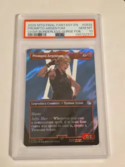 PSA 10 Prompto Argentum (Borderless) (Surge Foil) Final Fantasy Foil - Image 1