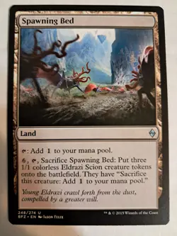 Spawning Bed (248/274) Battle for Zendikar BFZ Land MTG Magic NM BULK DISCOUNT! - Image 1