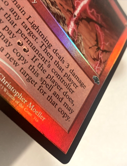 MTG Chain Lightning RETRO FRAME FOIL Dominaria Remastered 316 NM - Image 3