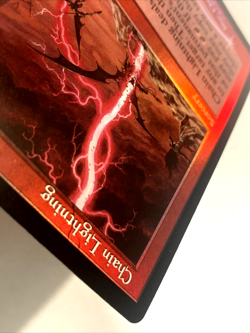 MTG Chain Lightning RETRO FRAME FOIL Dominaria Remastered 316 NM - Image 5