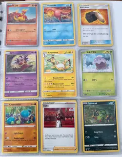 Lot of 90 Perfect Pokemon Cards with Binder See Pics for actual cards! - Image 1
