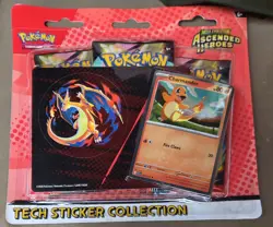 Pokemon TCG Mega Evolution Ascended Heroes Tech Sticker Collection Charmander - Image 1