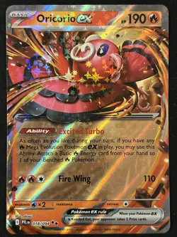Pokemon TCG Oricorio ex 018/094 Double Rare - Phantasmal Flames - Pack Fresh ✅ - Image 1