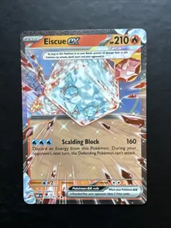 Pokemon Obsidian Flames Eiscue Ex Holo Double Rare 042/197 NM - Image 1
