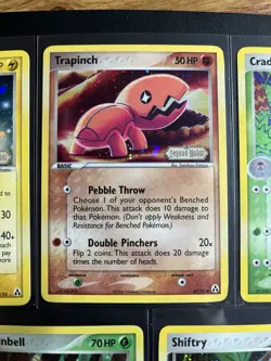 Pokemon TCG Legend Maker 5 Card Lot Holo Cradily Trapinch Lanturn Shiftry Weepin - Image 3