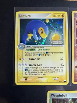 Pokemon TCG Legend Maker 5 Card Lot Holo Cradily Trapinch Lanturn Shiftry Weepin - Image 4