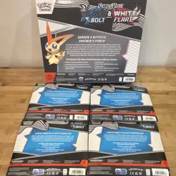 Pokemon TCG Scarlet & Violet Black Bolt & White Flare Collection Box lot! - Image 2
