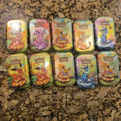 Pokemon TCG Prismatic Evolutions Mini Tin Lot of 10-New/Factory Sealed - Image 2