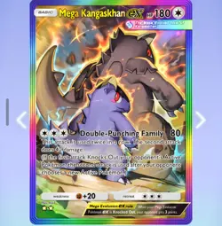 Pokemon TCG Pocket Mega Kangaskhan Ex Rainbow ⭐⭐ Fantastical Parade - English - Image 1