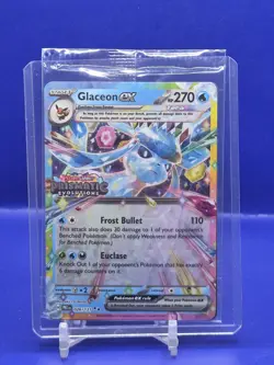 Pokemon Prismatic Evolutions Glaceon ex 026/131 Surprise Box Stamped Sealed - Image 1