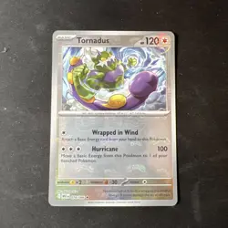 2025 POKEMON TCG SV WHITE FLARE 078/086 TORNADUS MASTER BALL PATTERN HOLO RARE - Image 1