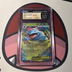 Pokemon TCG - Mega Venusaur ex 003/132 Me01: Mega Evolution Holo CGC 10 2025 - Image 1