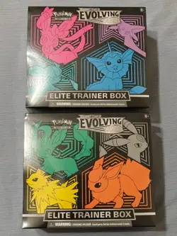 Pokemon Sword & Shield Evolving Skies Elite Trainer Box Combo Set Sealed - Image 1