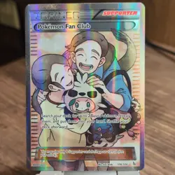 Pokemon Fan Club Flashfire Full Art Ultra Rare Trainer Holo 106/106 2014 - Image 1