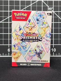 Pokemon TCG Scarlet & Violet Prismatic Evolutions Booster Bundle 6 Booster Packs 820650853210 - Image 1