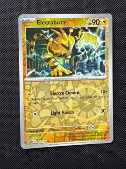 125/165 - Electabuzz - Pokemon Scarlet & Violet 151 - Reverse Holo - Image 1