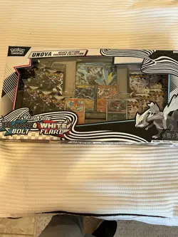 Pokemon Sealed Black Bolt & White Flare Unova Heavy Hitters Premium Collection - Image 1