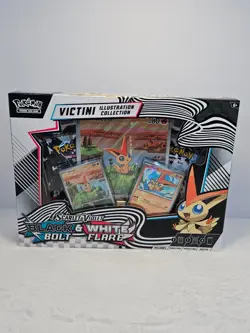 SEALED Pokemon Victini Illustration Collection Box Black & White Bolt Flare TCG - Image 1